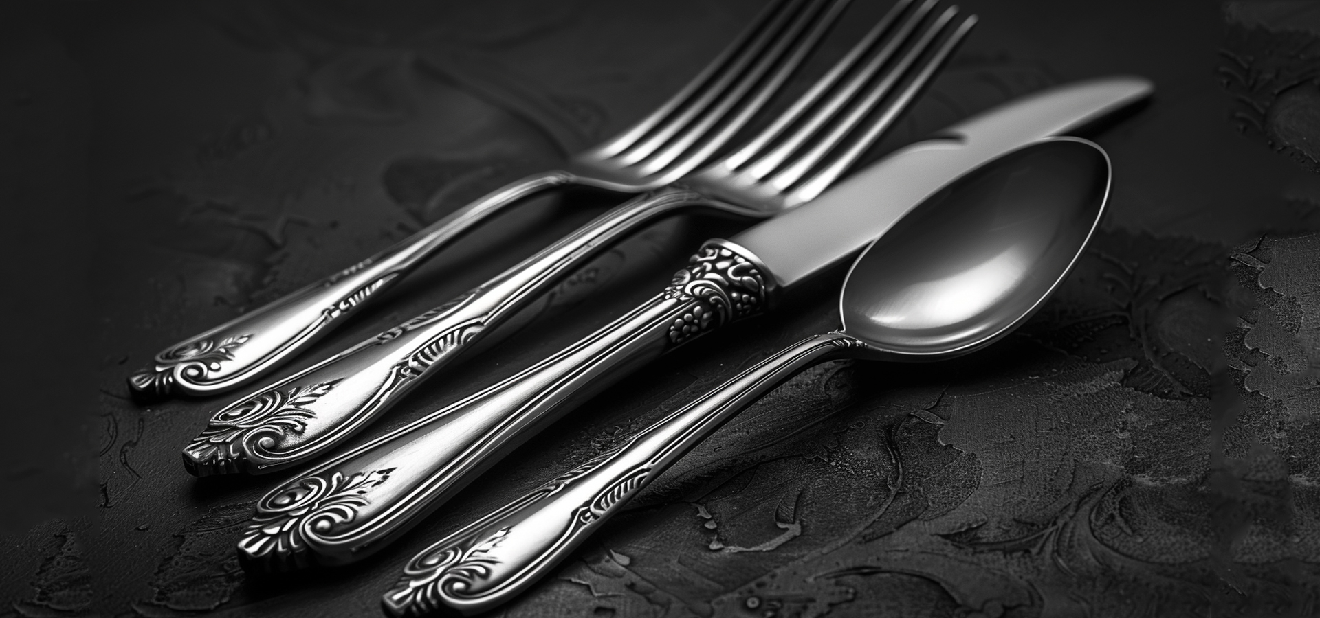 beautiful cutlery set